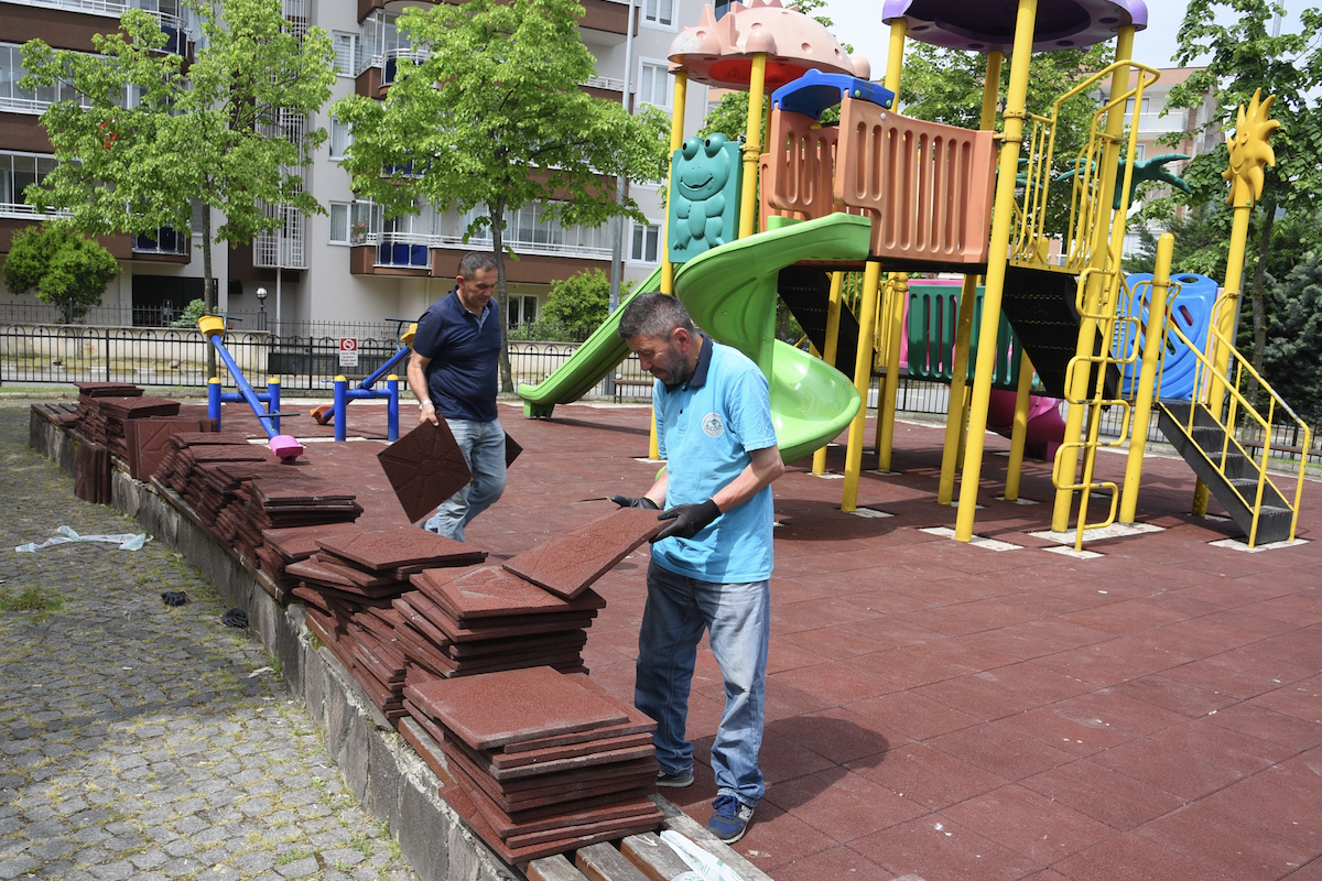 Giresun’da parklarda onarım çalışmalarına başladı