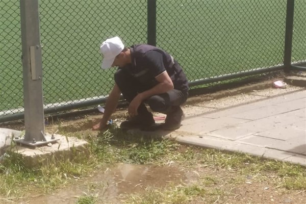 Mazıdağı Belediyesi’nden Gençlik Parkı’nda yenileme çalışması