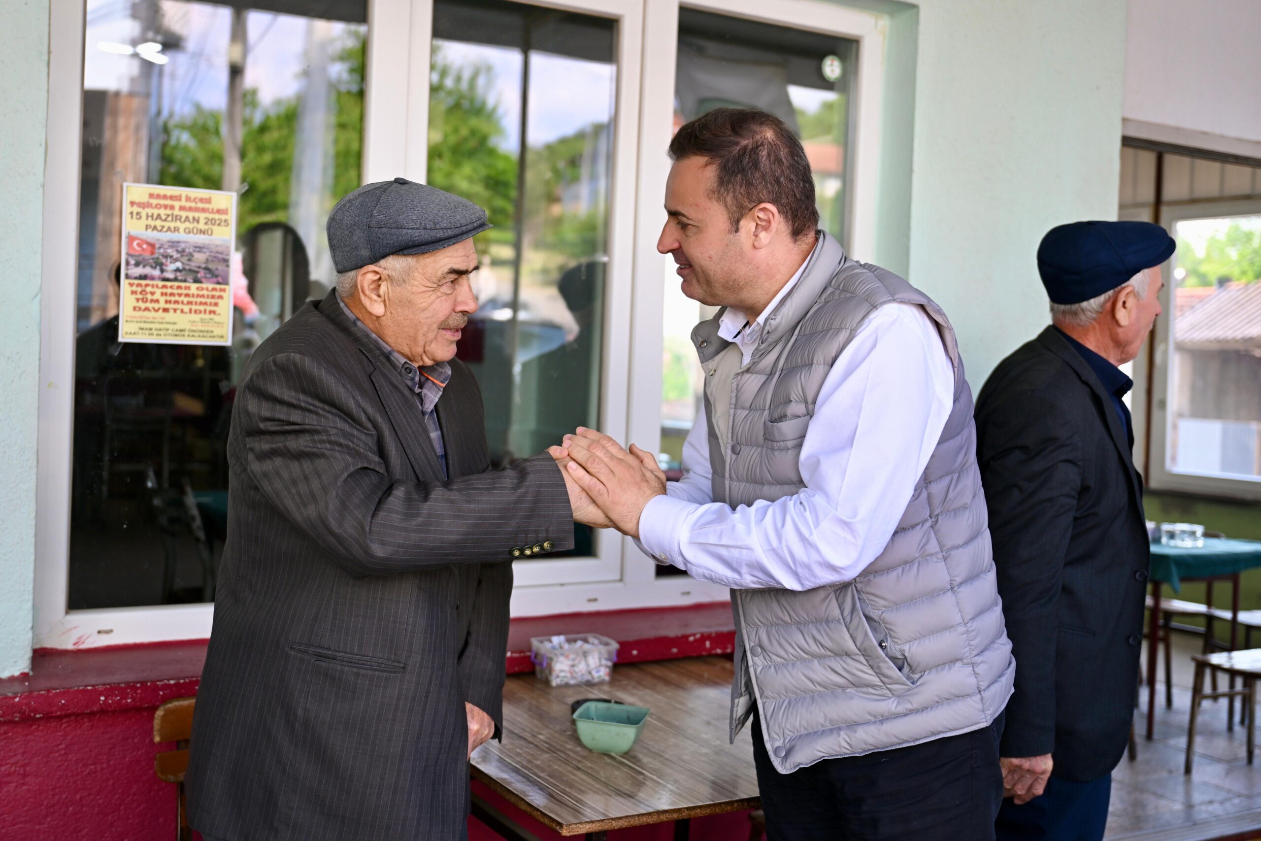 Başkan Akın, köy hayırlarını ziyaret etti