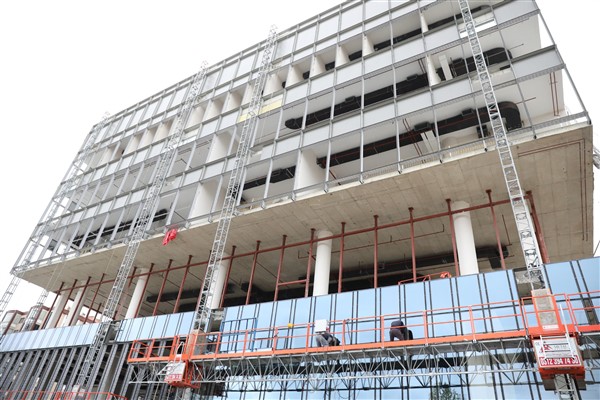 Samsun Şehir Kütüphanesi’nin inşası devam ediyor