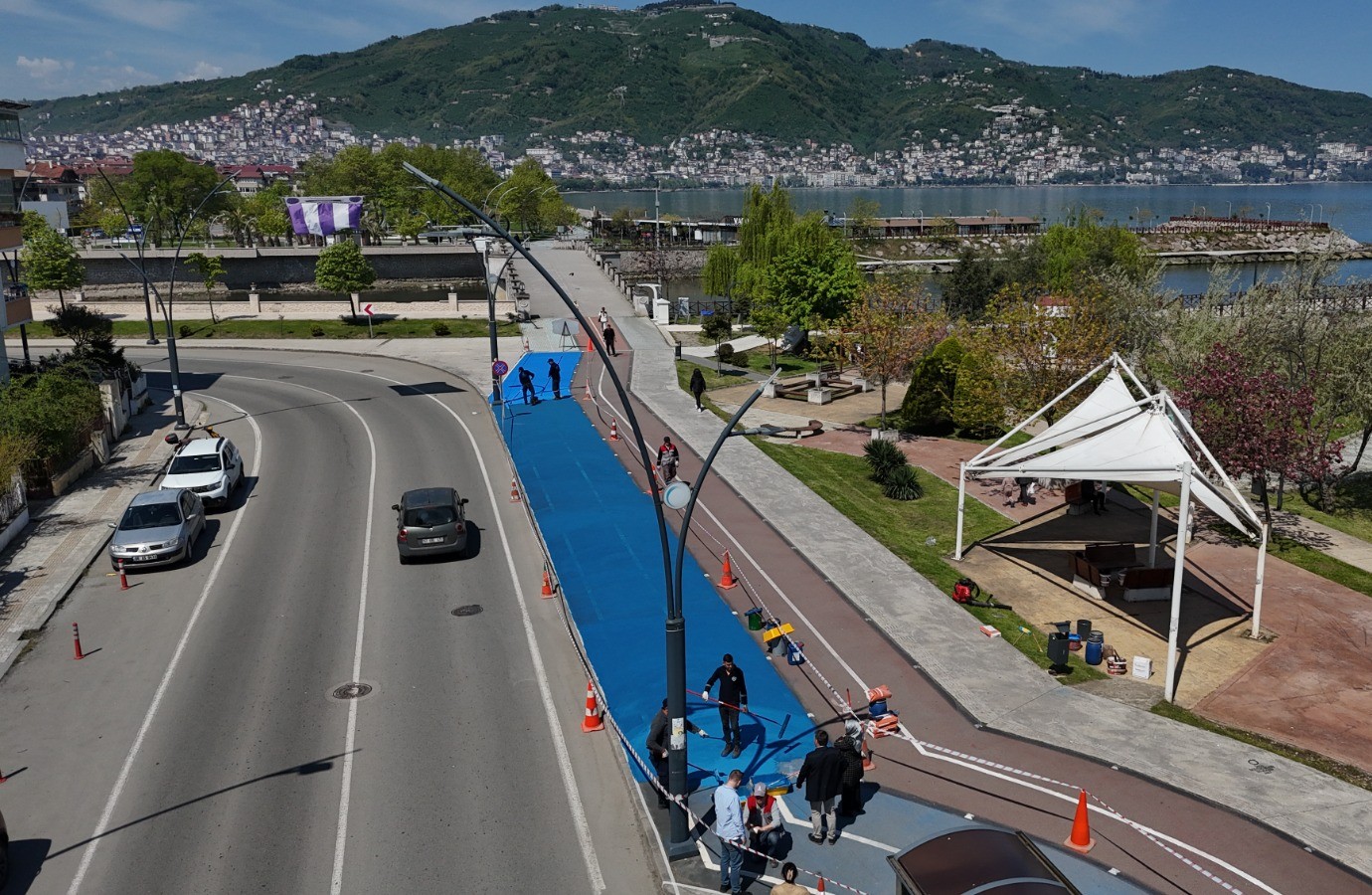 Altınordu’nun bisiklet ve koşu yolları yenileniyor