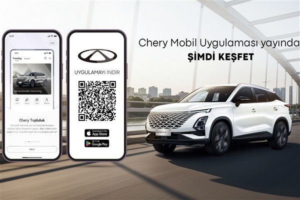 Chery Türkiye mobil uygulaması, kullanıcı deneyimini yeni bir seviyeye taşıyor