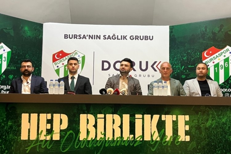Bursaspor, istasyon isim hakkı ve sağlık sponsorluğu için imza attı