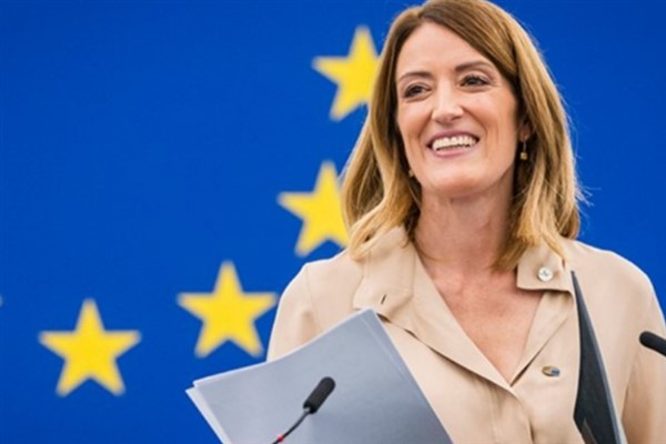 AP Başkanı Metsola,  Slovenya Cumhurbaşkanı Musar’ı karşıladı