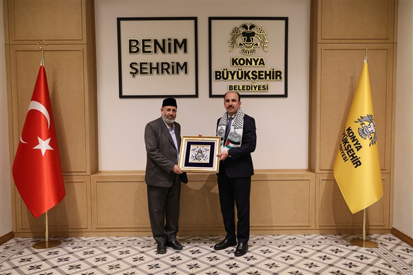 Filistin Alimler Heyeti Başkanı Tekruri Başkan Altay’ı ziyaret etti