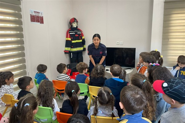 Balıkesir’de öğrencilere uygulamalı trafik eğitimi