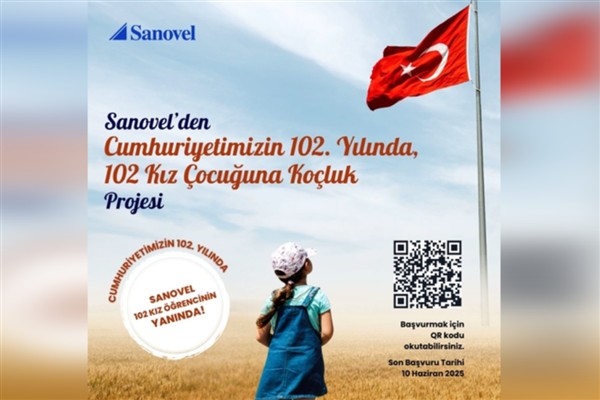Sanovel’den “Cumhuriyetimizin 102. Yılında 102 Kız Çocuğuna Koçluk Projesi”