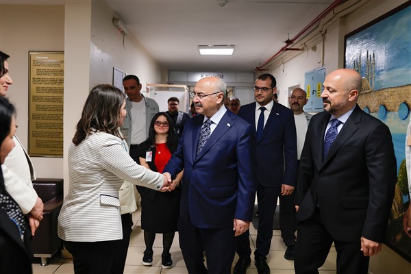 Köşger, AMATEM Ruh ve Sinir Hastalıkları Hastanesi’ni ziyaret etti