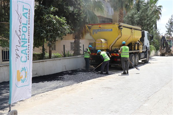Haliliye Belediyesi’nin asfalt çalışmaları sürüyor