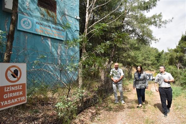 MASKİ Genel Müdür Yardımcısı Kaynak, içme suyu depolarını inceledi