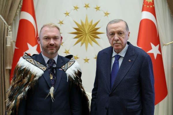 Yeni Zelanda Büyükelçisi Lewis, Cumhurbaşkanı Erdoğan’a güven mektubunu sundu