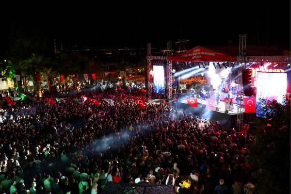 Bodrum’da 19 Mayıs 3 ayrı noktada kutlandı