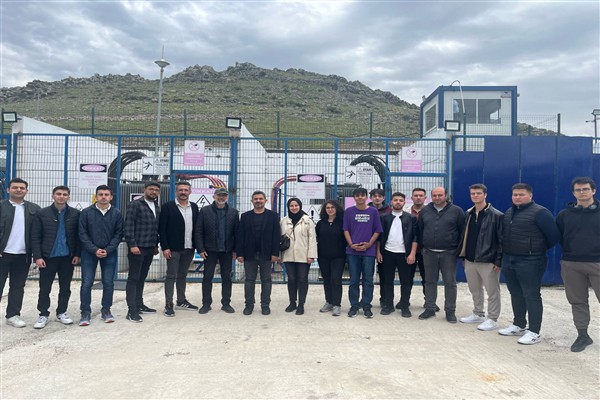 Kayserili öğrencilerden Katı Atık Düzenli Depolama Tesisi’ne ziyaret