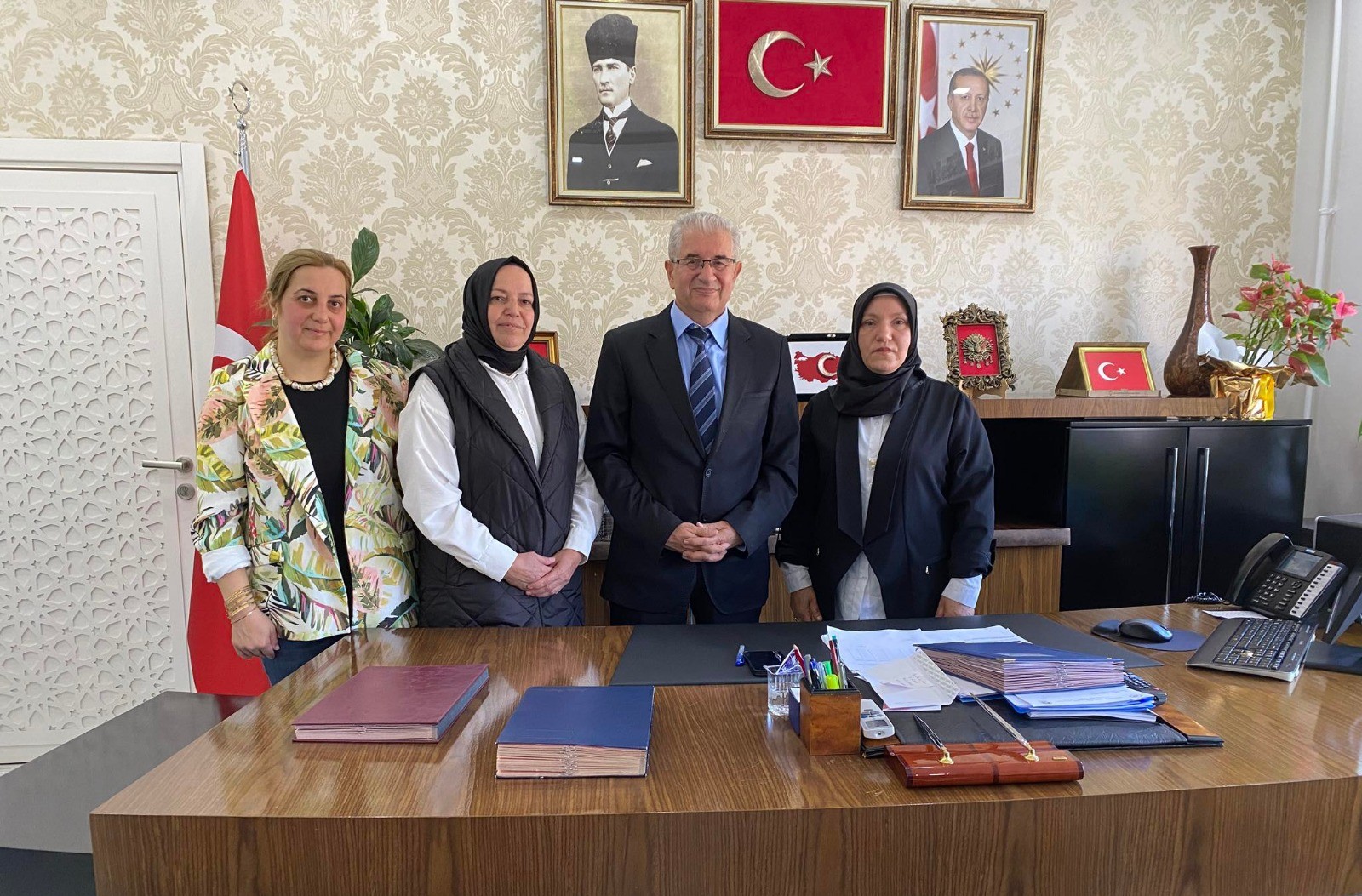 Hatunişi Tarımsal Kalkınma Kooperatifi’nden Kaymakam Doğan’a ziyaret