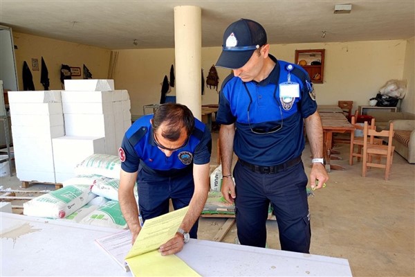 Bodrum’da inşaat yasağına uymayan firmalara ceza