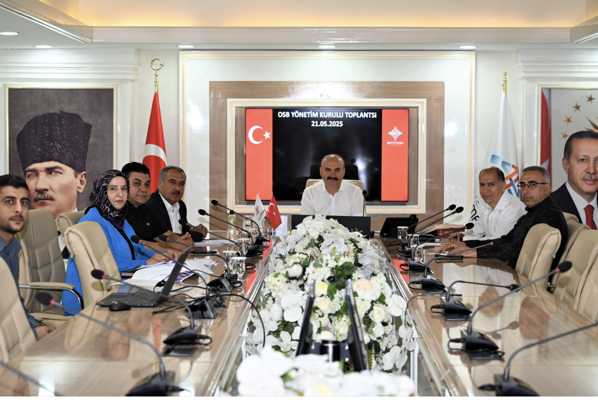 Batman OSB Yönetim Kurulu Mayıs Ayı Toplantısı yapıldı