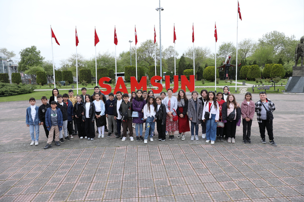 Samsun’da öğrenciler müzeleri gezdi