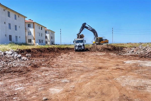 Kayapınar Belediyesi’nden yol çalışması