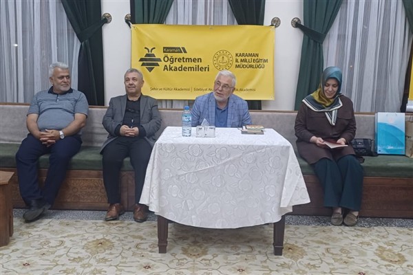 Eğitimci, Yazar ve Şair Turan, edebiyatseverlerle buluştu