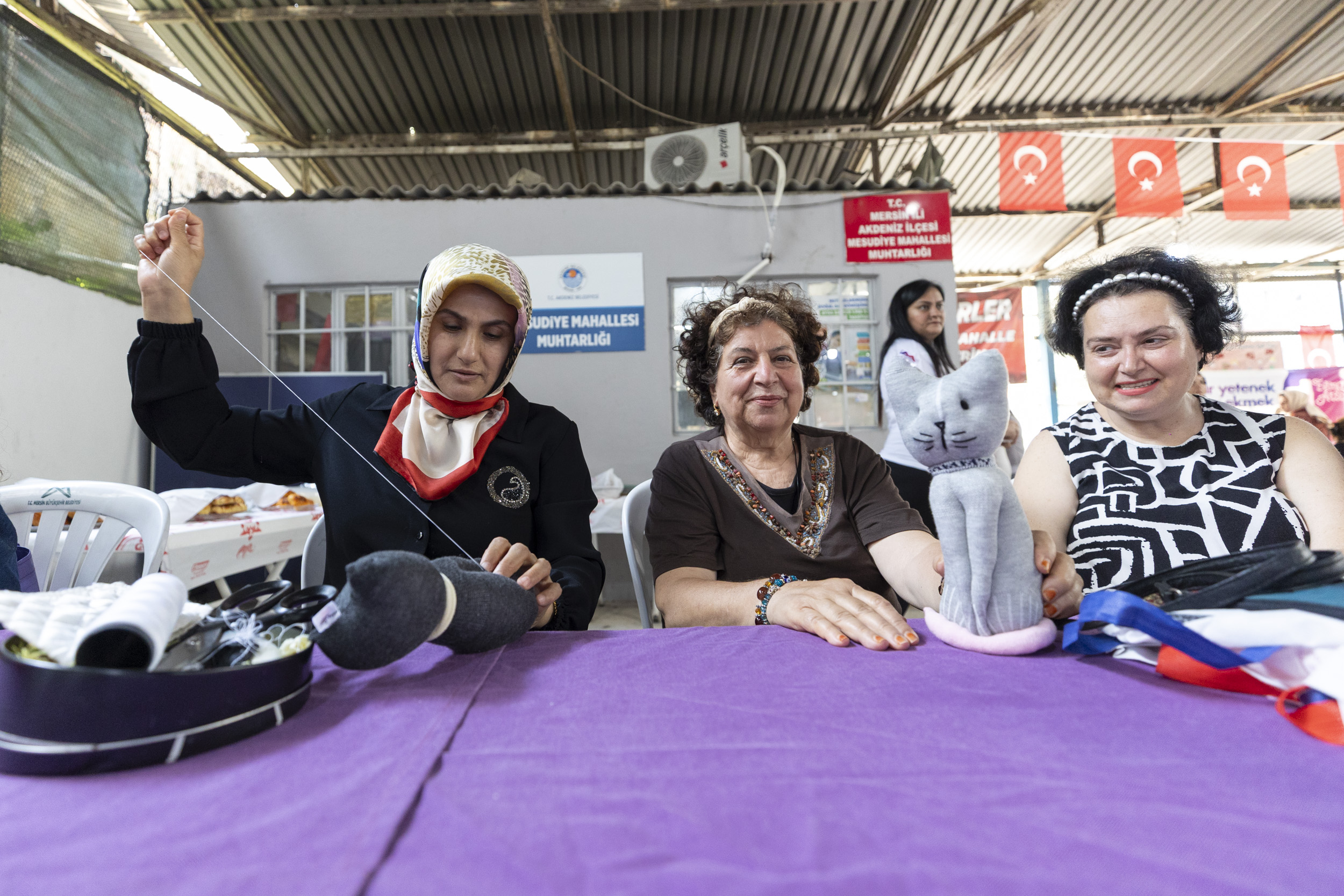 Mersinden Kadın Kooperatifi’nin Evimiz Atölye Projesi devam ediyor