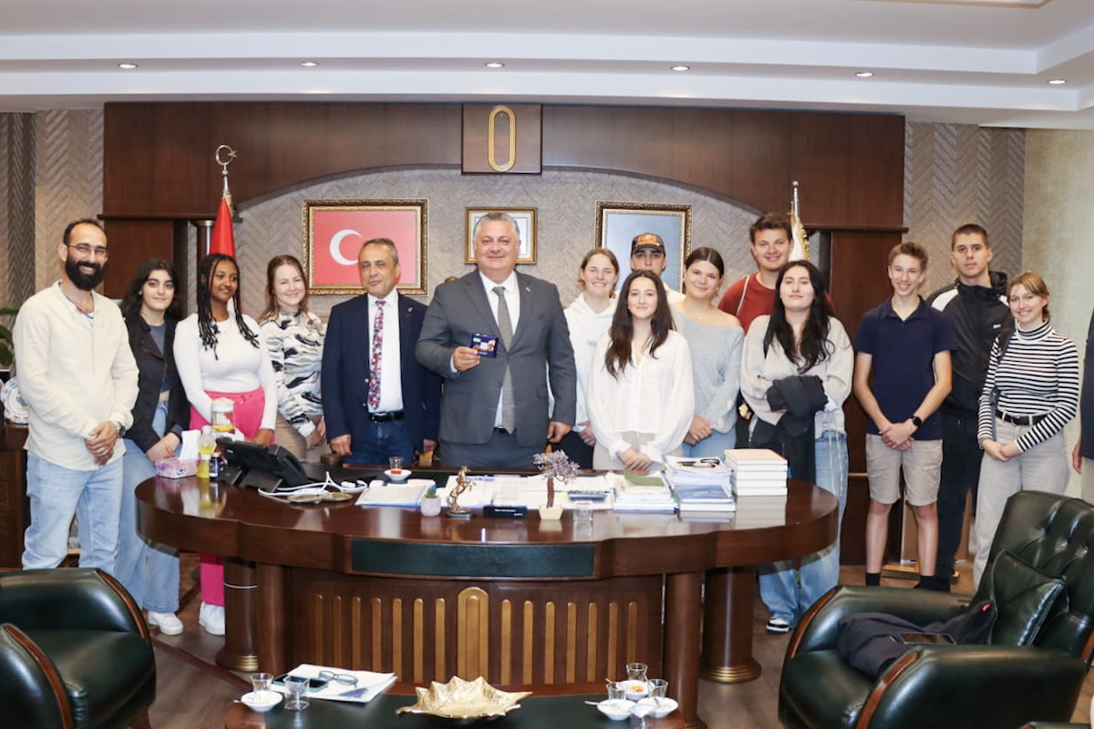 Alman öğrenciler Gençlik Köprüsü projesi kapsamında Yalova’da