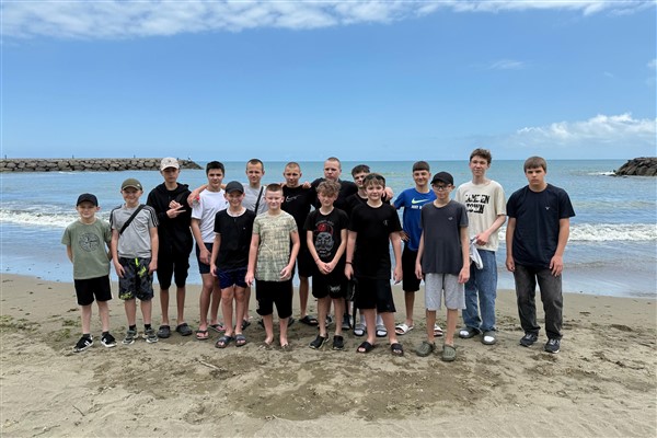 Savaş mağduru Ukraynalı çocuklara Trabzon morali