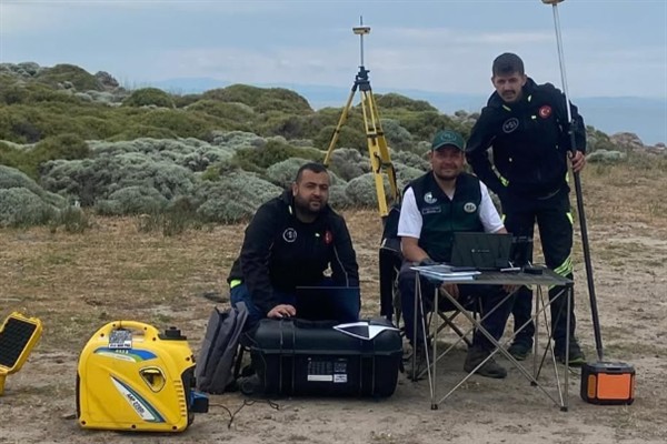 Gökçeada’da bin hektarlık alanda lidar ve fopogrametrik uçuşları tamamlandı