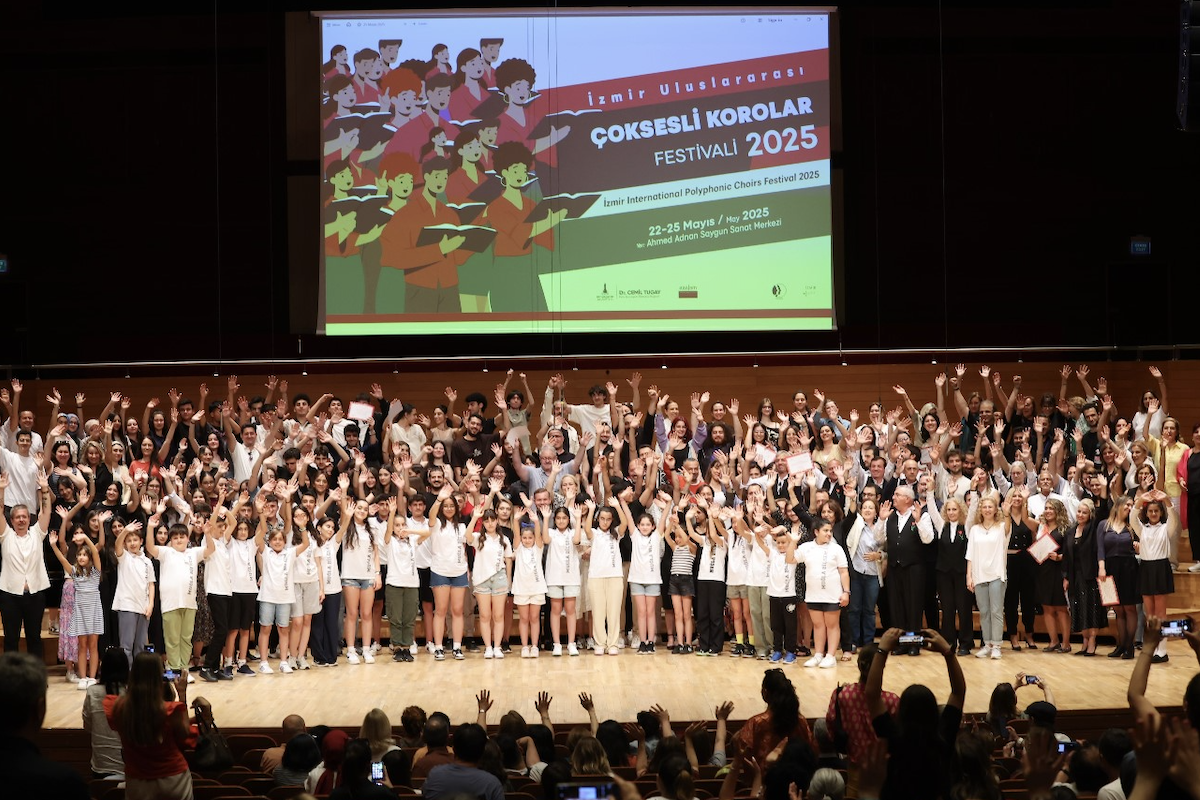 İzmir Uluslararası Çoksesli Korolar Festivali sona erdi