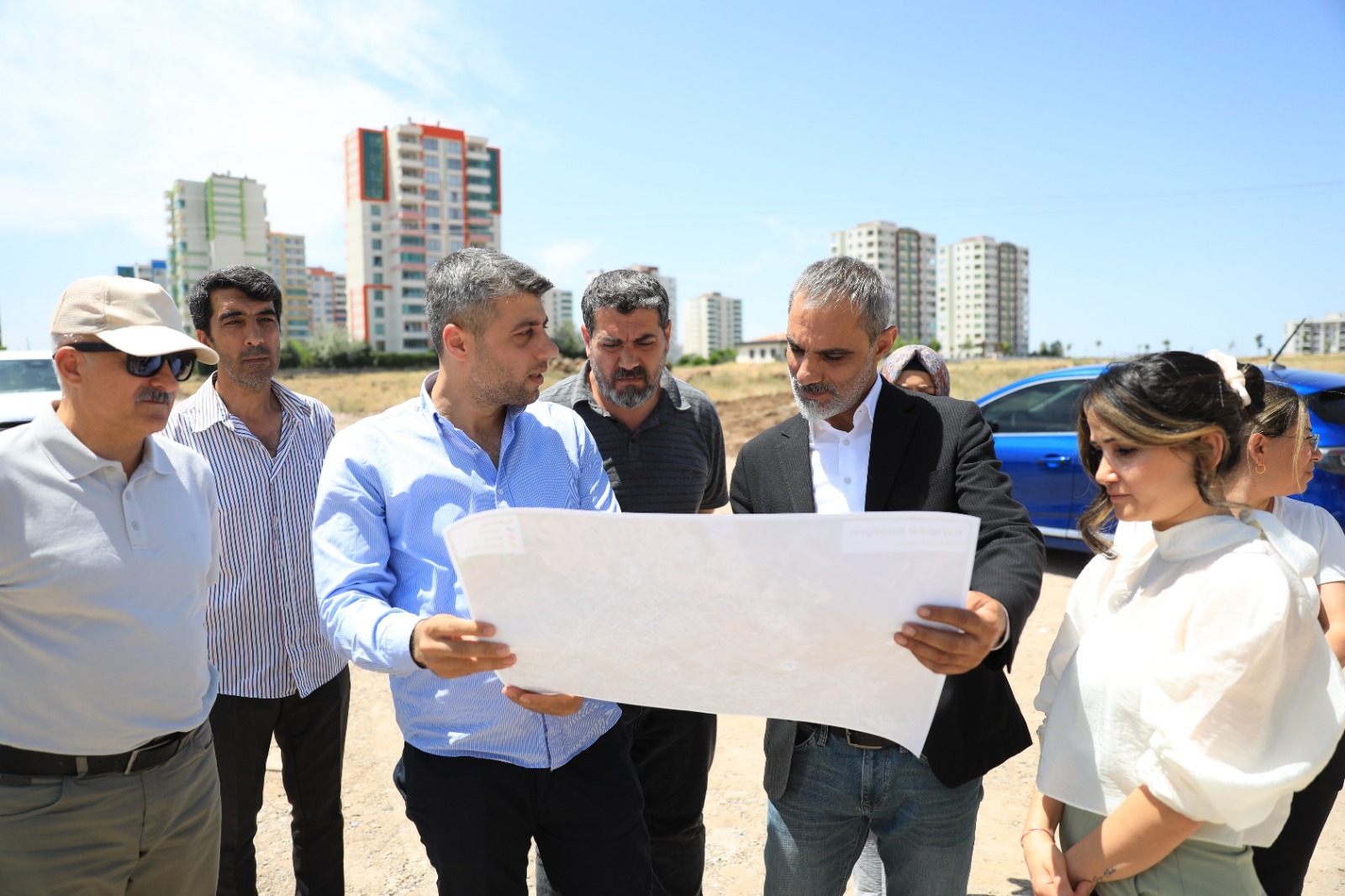 Eş Başkanı Dündar, yol çalışmalarını denetledi