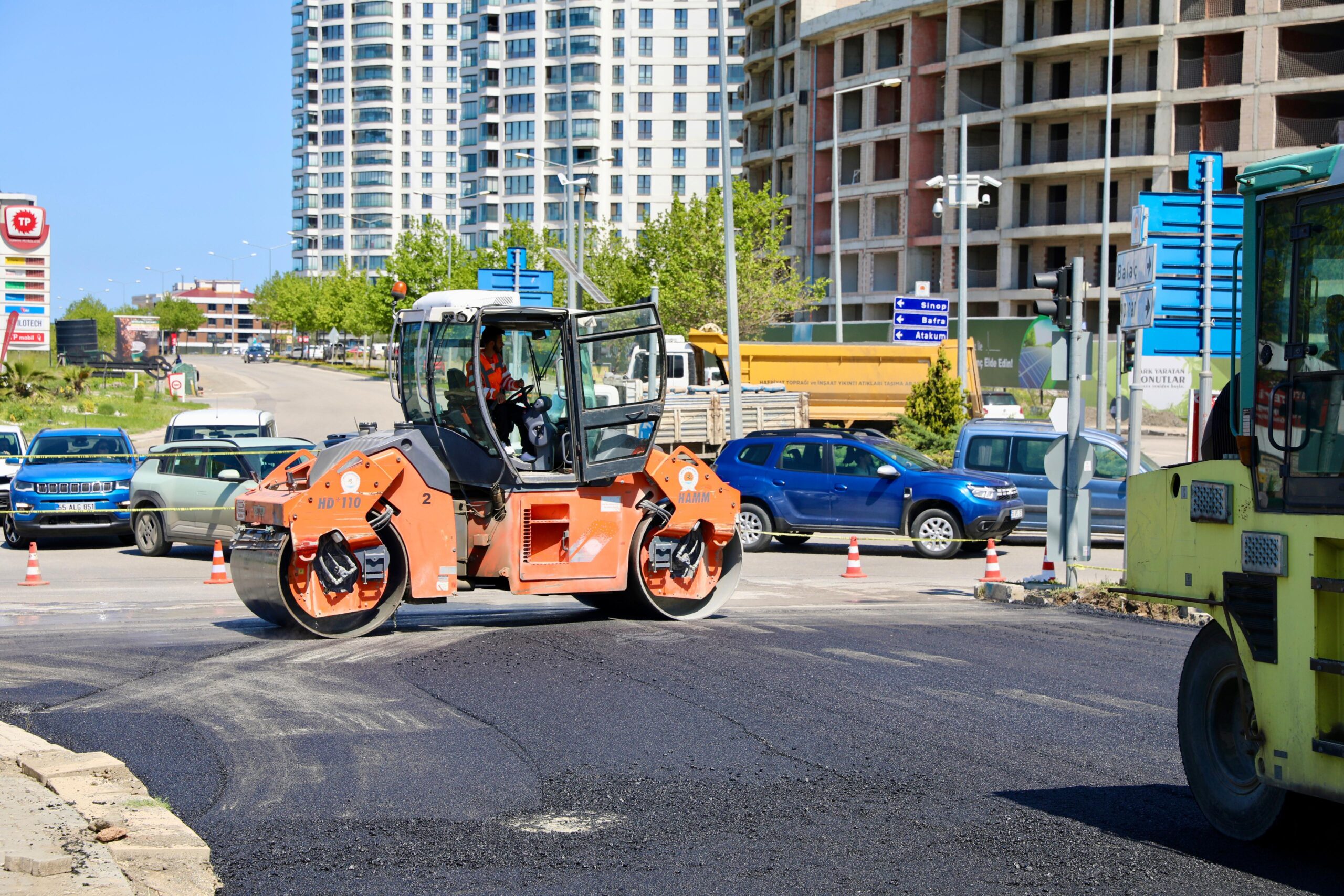 Elbistan Bulvarı’ndaki çalışmalarda sona gelindi