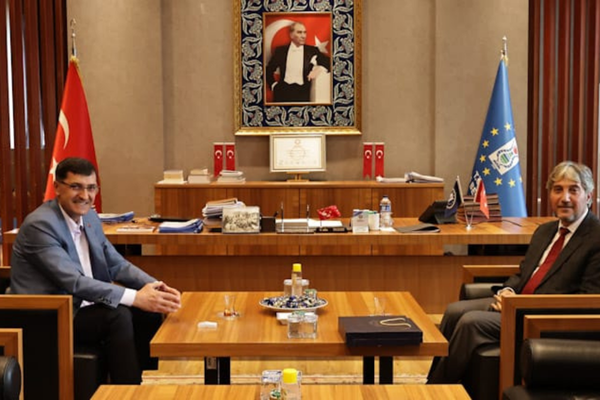 Kütahya İl Milli Eğitim Müdürü Yılmaz’dan Başkan Kahveci’ye ziyaret