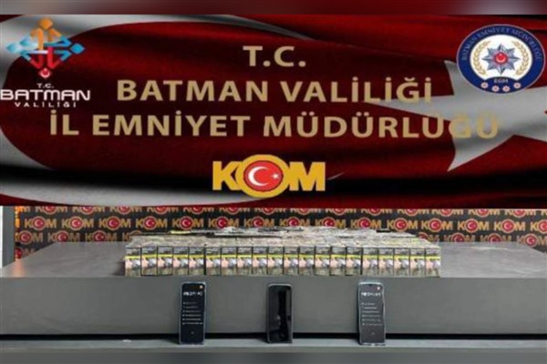 Batman’da bin 50 paket kaçak sigara ele geçirildi