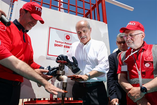 TBMM Başkanı Kurtulmuş, Gabar Dağı’ndaki petrol akışını izledi