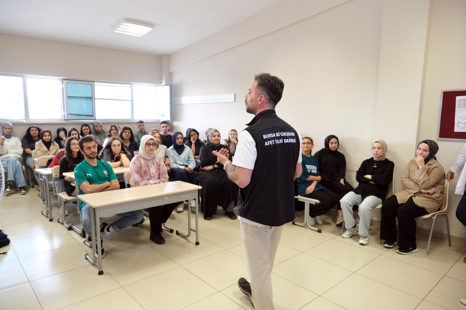 Bursa Büyükşehir Belediyesi’nden afet bilinci eğitimi
