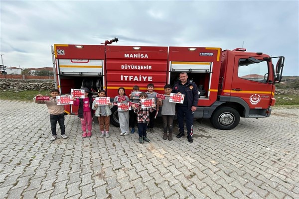 İtfaiyeden öğrencilere yangın güvenliği eğitimi