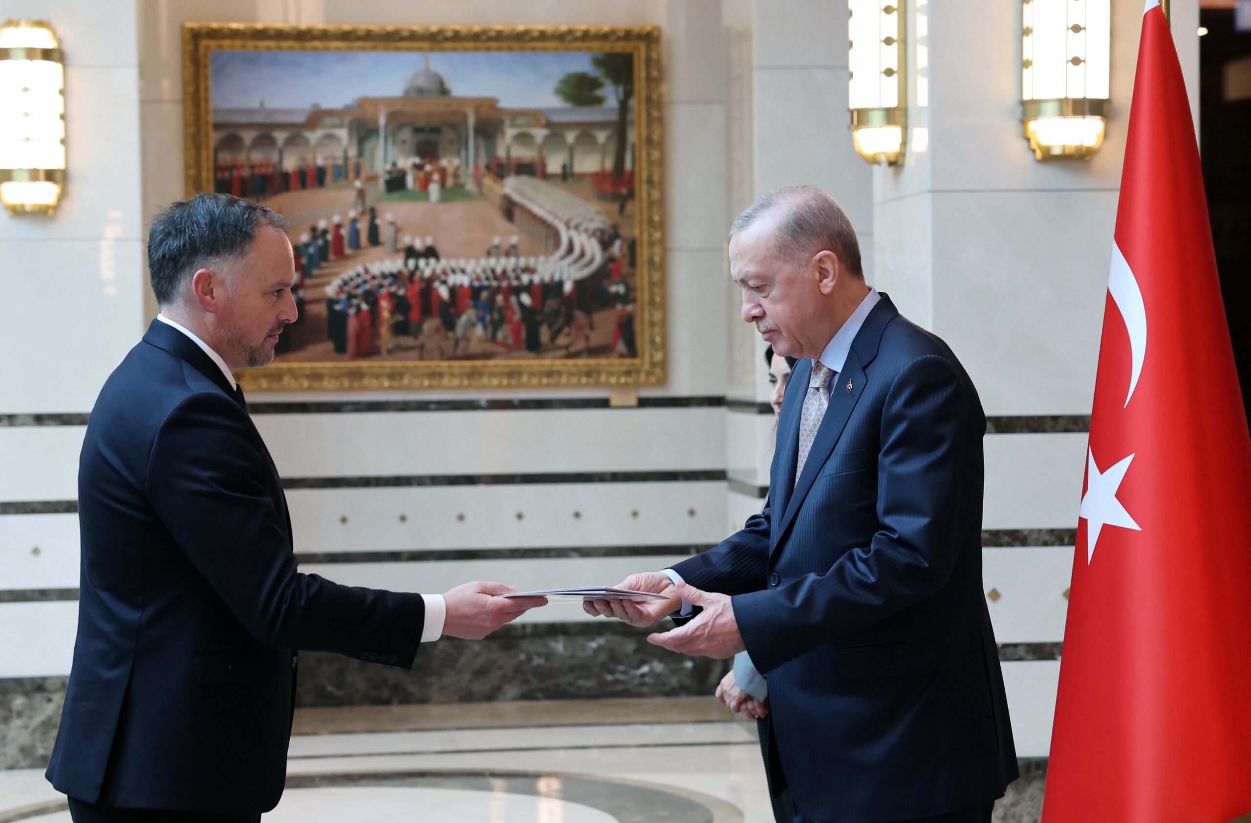 Cumhurbaşkanı Erdoğan, büyükelçilerin güven mektuplarını kabul etti