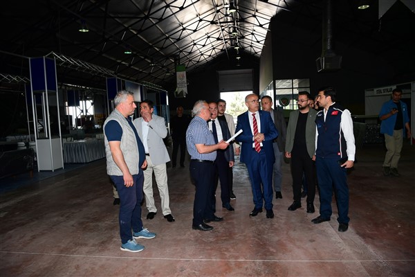 Başkan Er’den, 7. Malatya Yapı Dekorasyon Fuar alanında inceleme