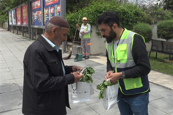 Malatya’da vatandaşlara sebze fidesi dağıtıldı
