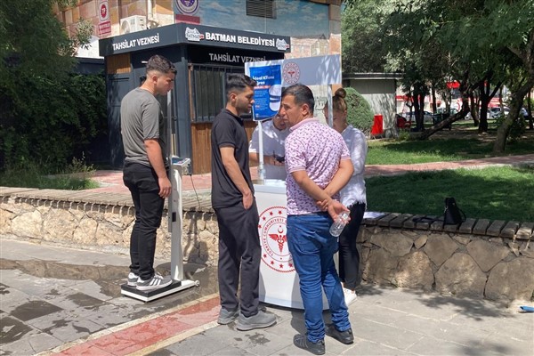Batman’da “İdeal Kilonu Öğren, Sağlıklı Yaşa” kampanyası