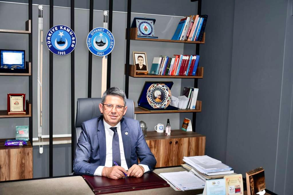 Türk Diyanet Vakıf-Sen Genel Başkan Yardımcısı Şanlı’dan eğitimci Demir’e destek