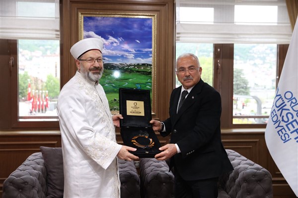 Başkan Güler, Diyanet İşleri Başkanı Erbaş’ı ağırladı