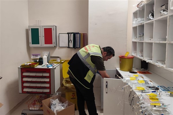 Batman’da sağlık kuruluşlarında tıbbi atık denetimi yapıldı