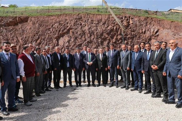 Otlukbeli Misafirhanesi’nin temel atma töreni gerçekleşti