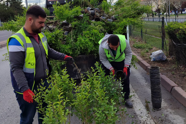 Kayseri’de çevre düzenlemeleri devam ediyor