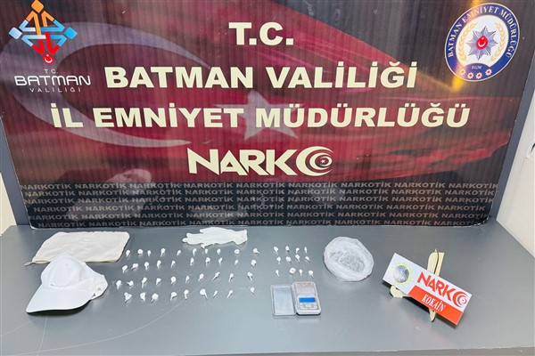 Batman’da uyuşturucu operasyonu: 2 tutuklama