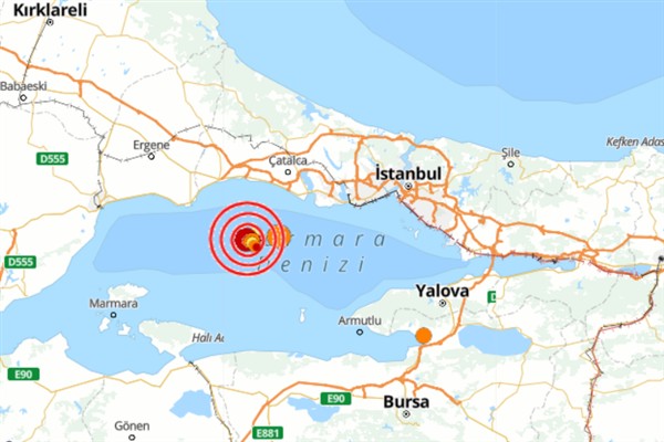 Marmara Denizi’nde deprem