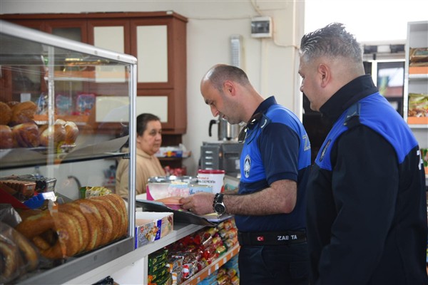 Giresun’da zabıta ekiplerinden kantin denetimi