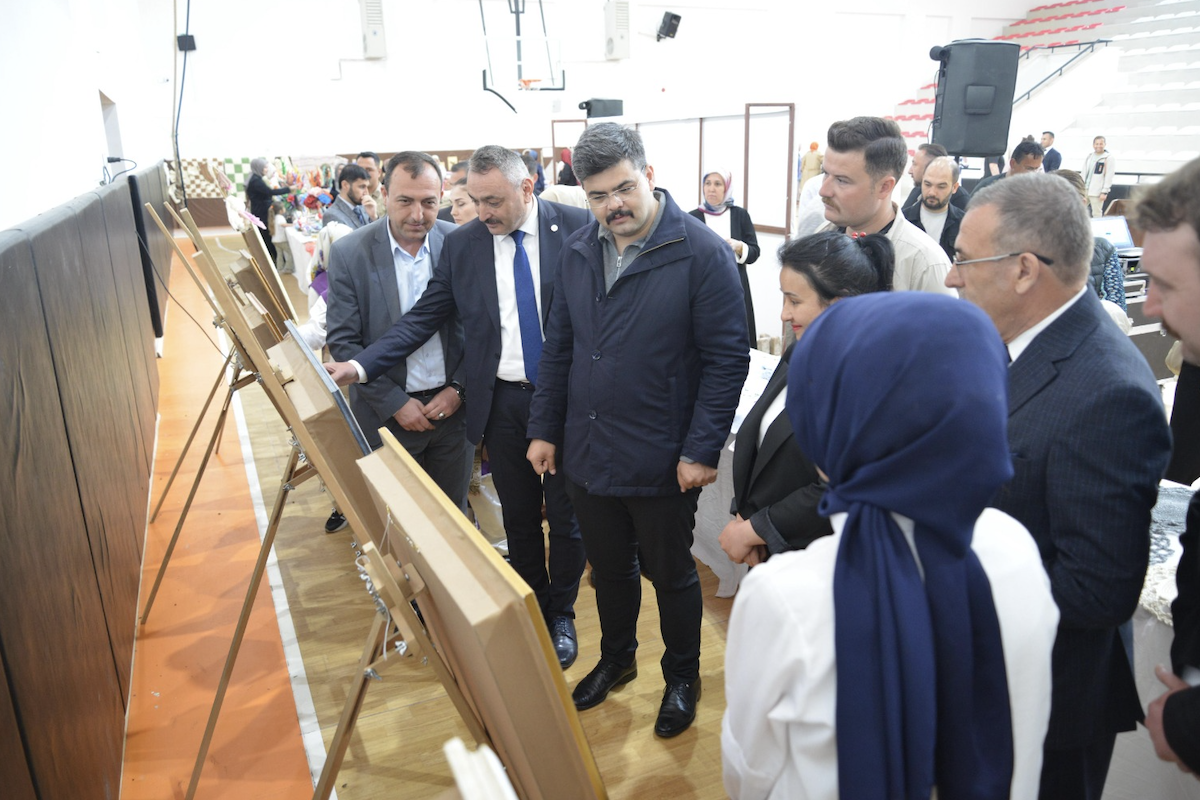 Çatalpınar ORMEK kursiyerlerinden yıl sonu sergisi