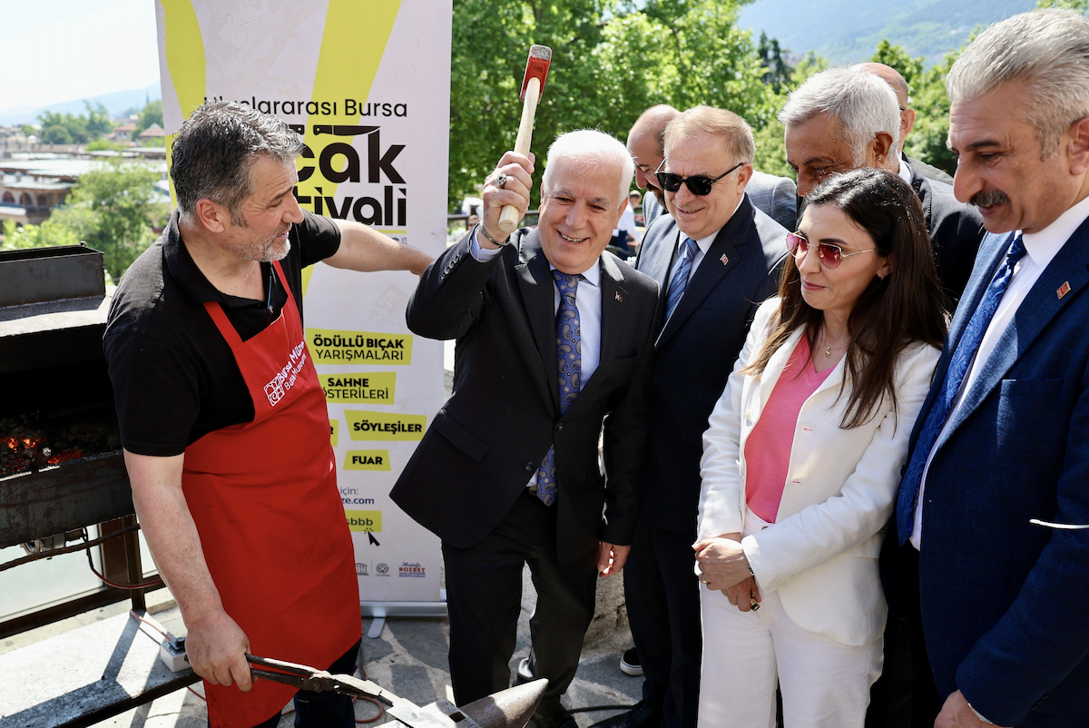 Bursa Bıçak Müzesi Balibey Han’da açıldı