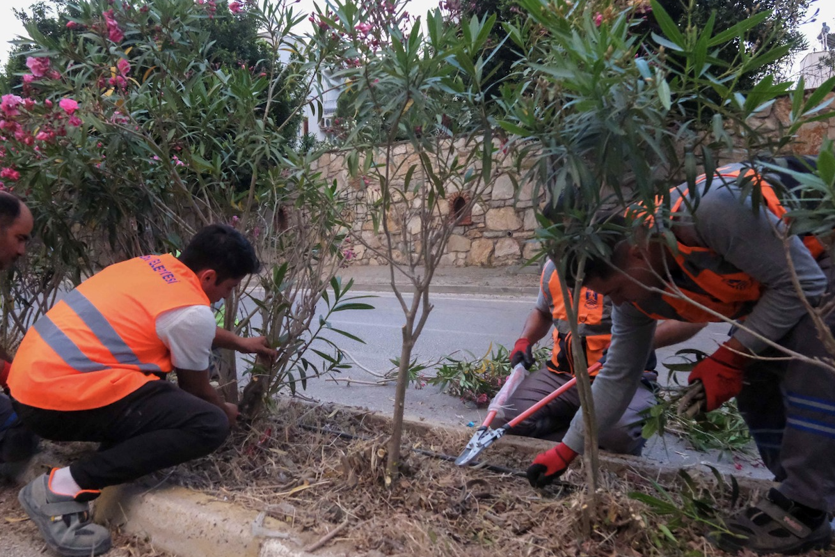 Bodrum Belediyesi bayram öncesi çalışmalarını hızlandırdı